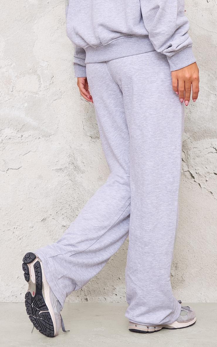 Grey Marl Straight Leg Joggers Product Image