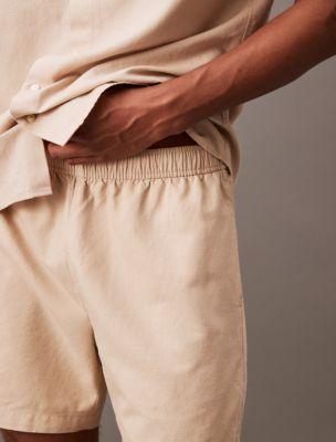 Linen Blend Pull-On Shorts Product Image