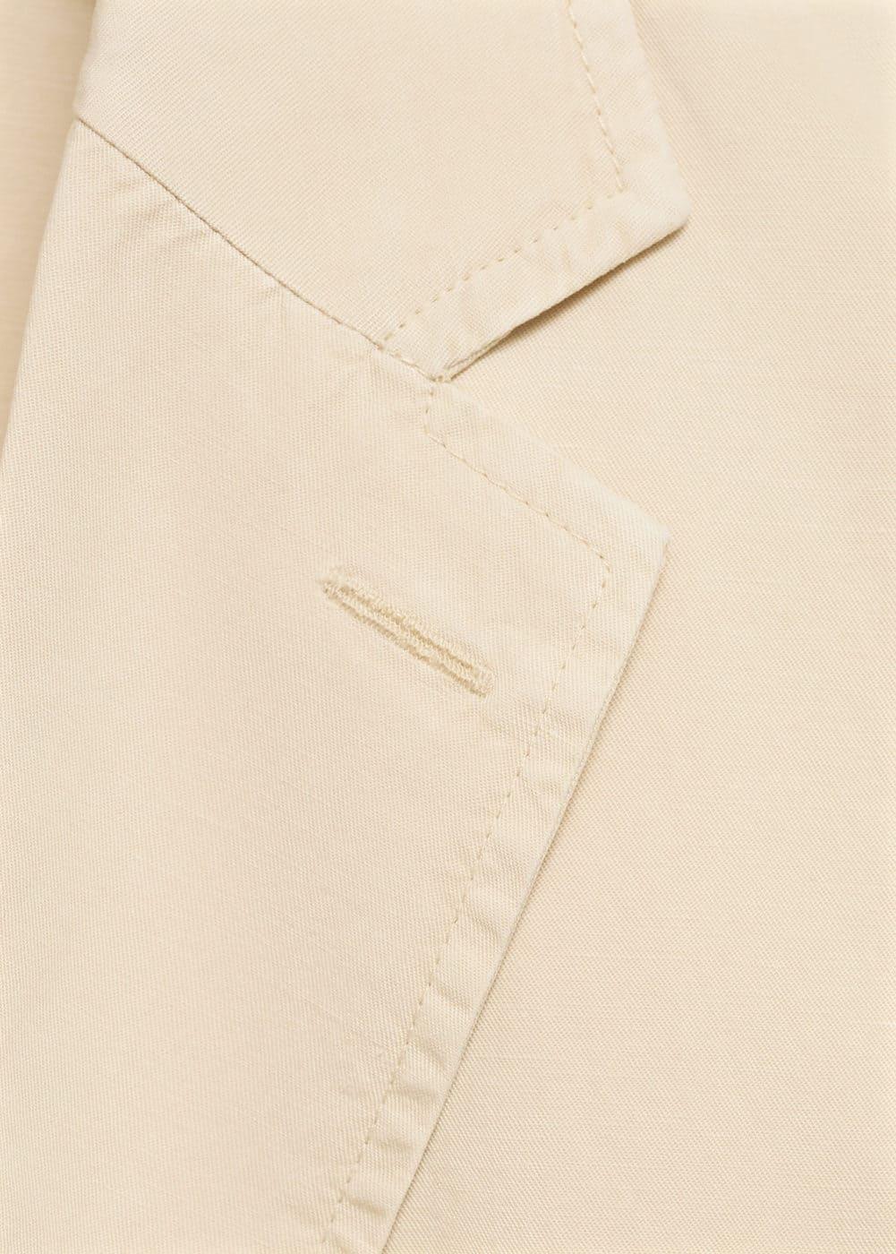 Mango Mens Linen Cotton-Blend Blazer Product Image