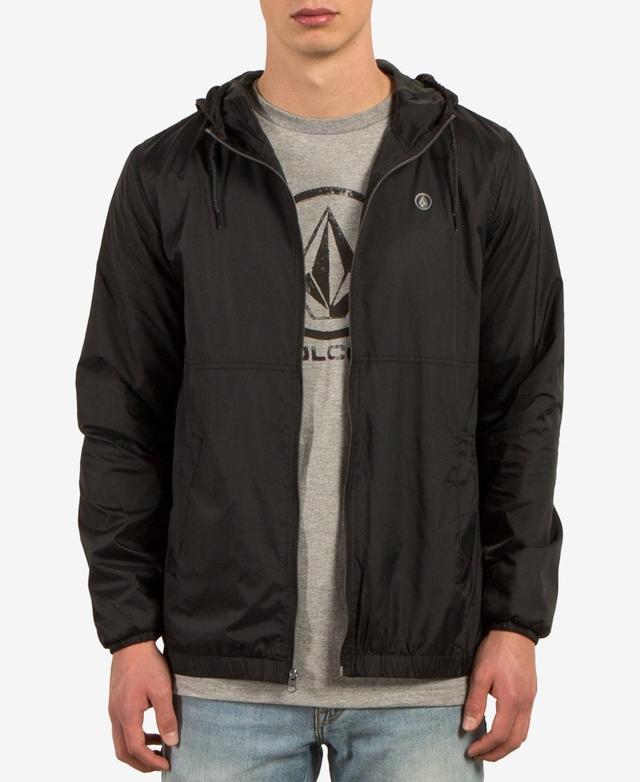 Volcom Mens Ermont Lightweight Full Zip Windbreaker Jacket Product Image