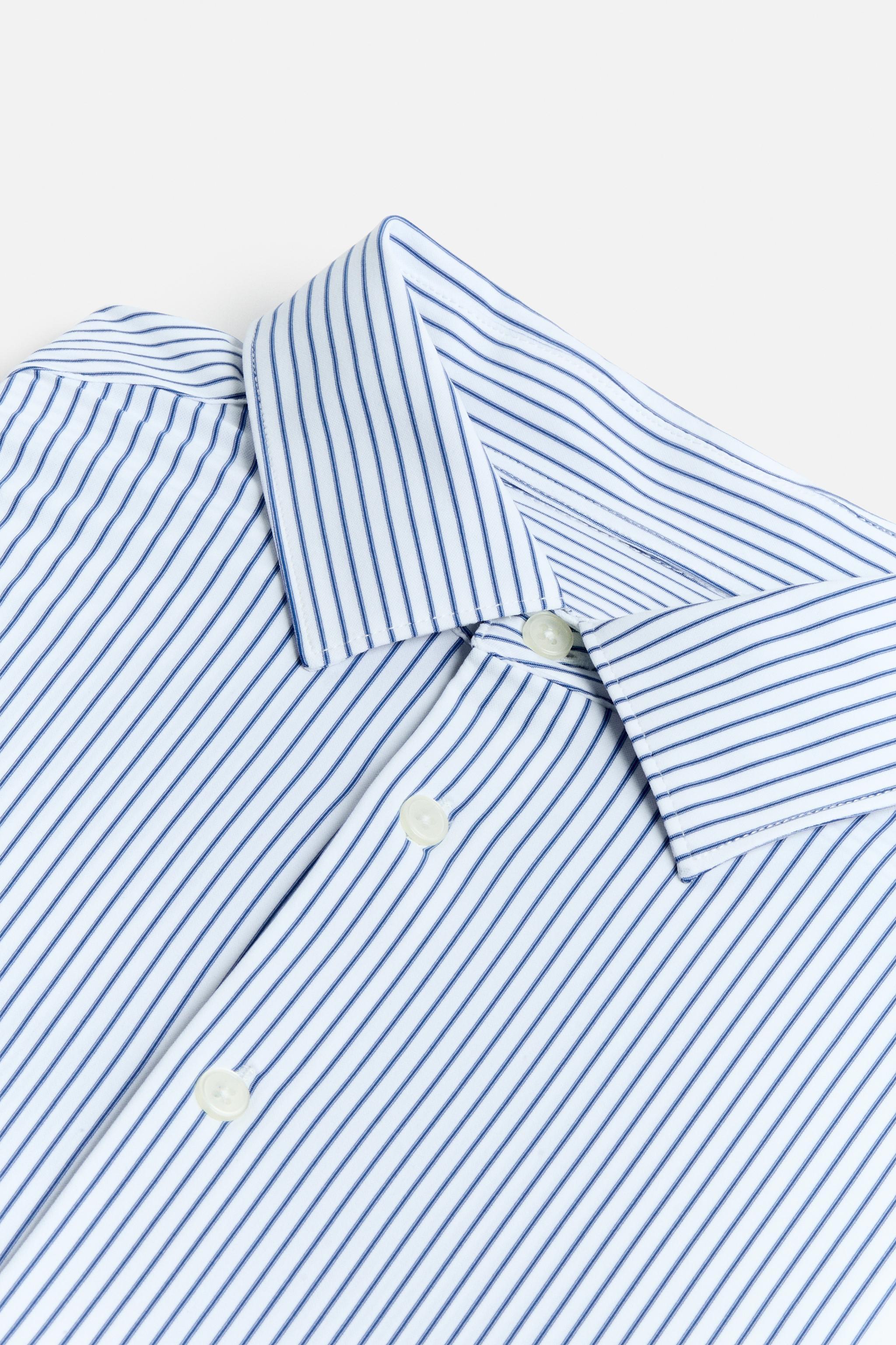 STRIPED STRETCH SHIRT Product Image