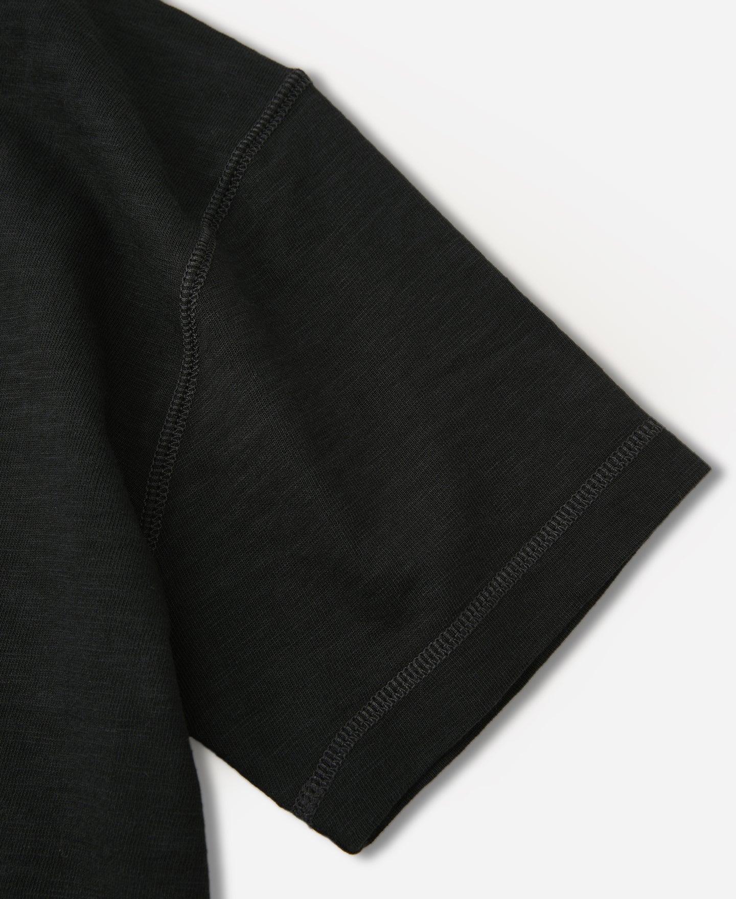 10.5 oz US Cotton Tubular Gusset T-Shirt - Black Product Image