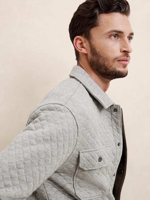 Quilted Shirt Jacket Product Image