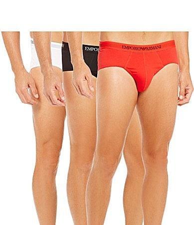 Emporio Armani Pure Cotton Briefs Assorted 3 Product Image