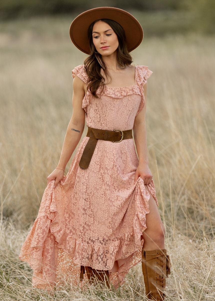 Bette Dress in Dusty Pink product image