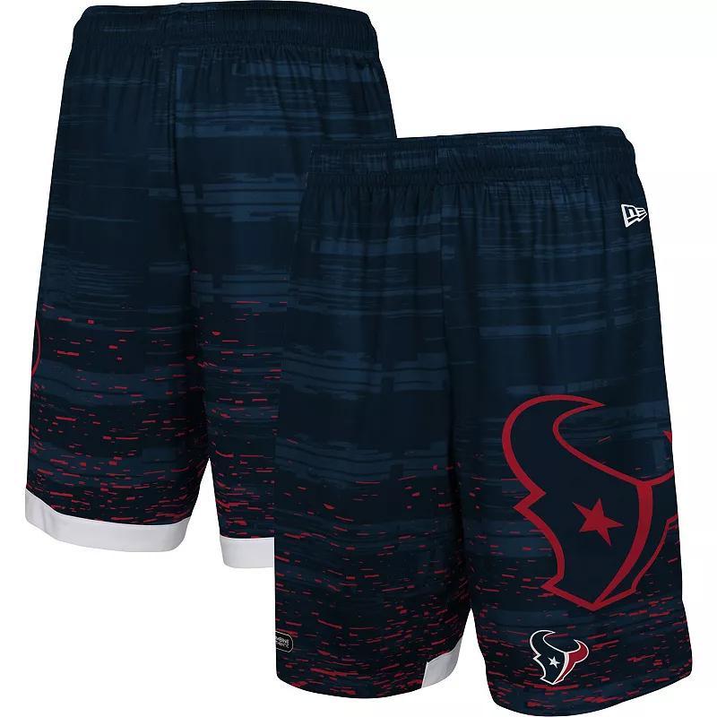 Mens New Era Houston Texans Training Daze Shorts Blue Product Image