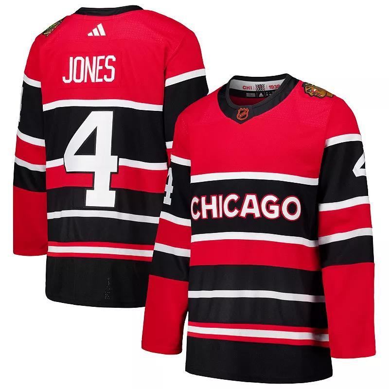 Mens adidas Seth Jones Chicago Blackhawks Reverse Retro 2.0 Authentic Player Jersey Product Image