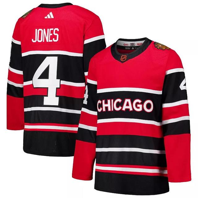 Mens adidas Seth Jones Chicago Blackhawks Reverse Retro 2.0 Authentic Player Jersey Product Image