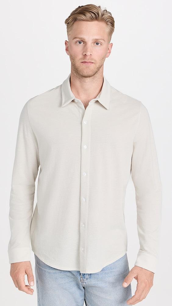 Vince Pique Button Down Shirt | Shopbop Product Image