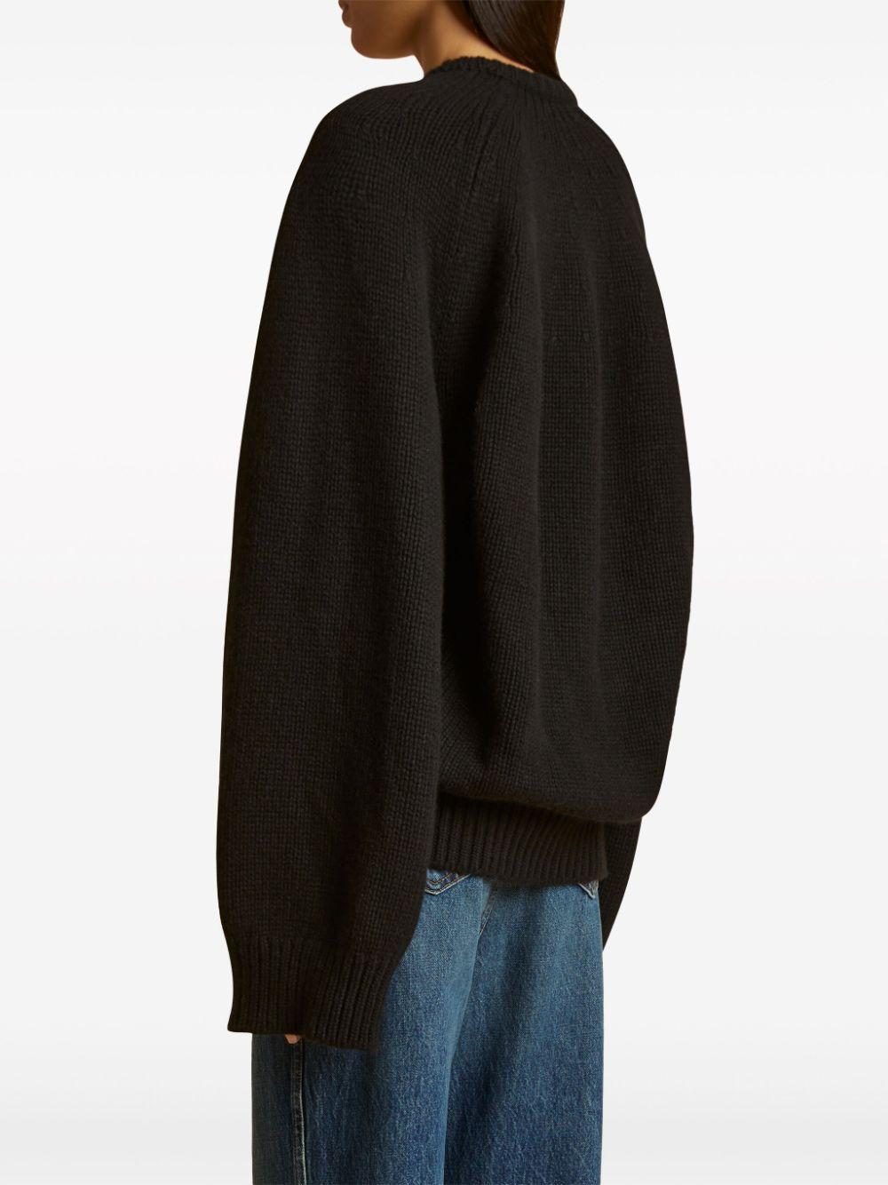 KHAITE The Nalani Cashmere Jumper In Black Product Image