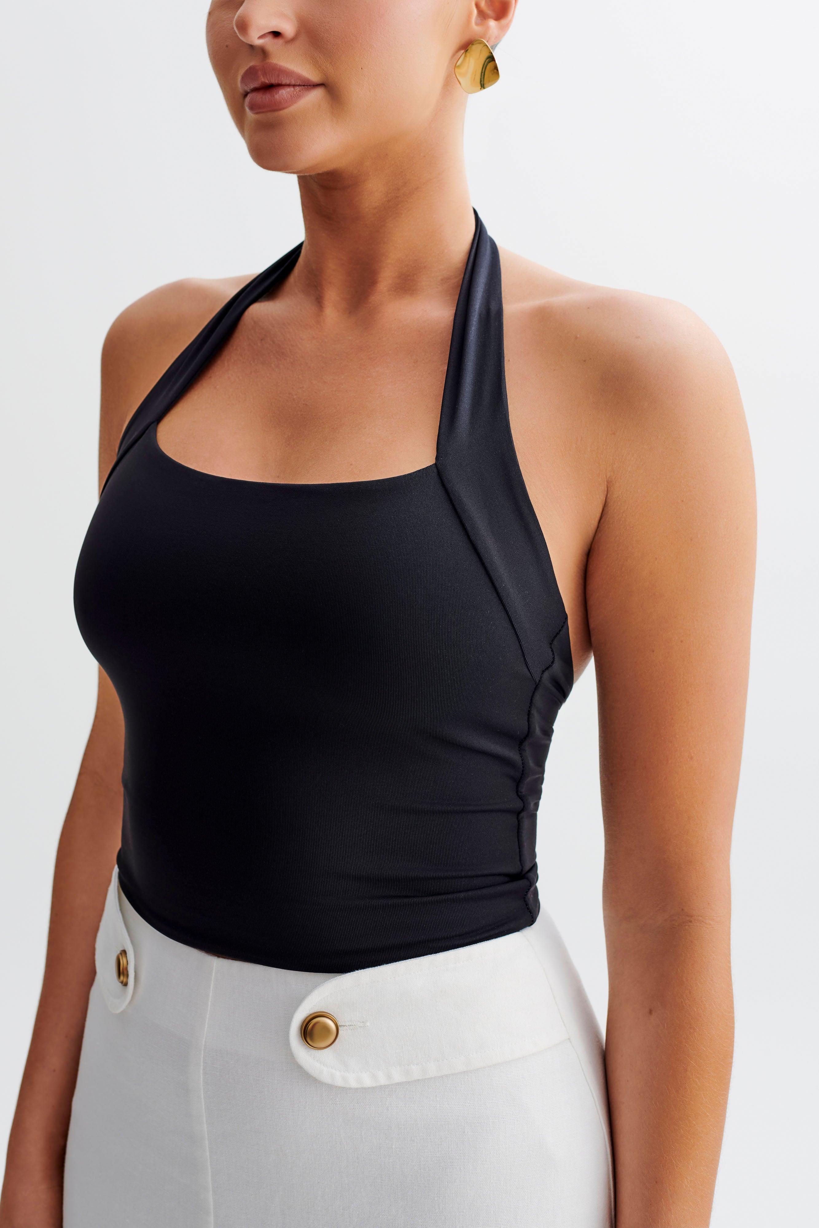 Renee Halter Top - Black Product Image