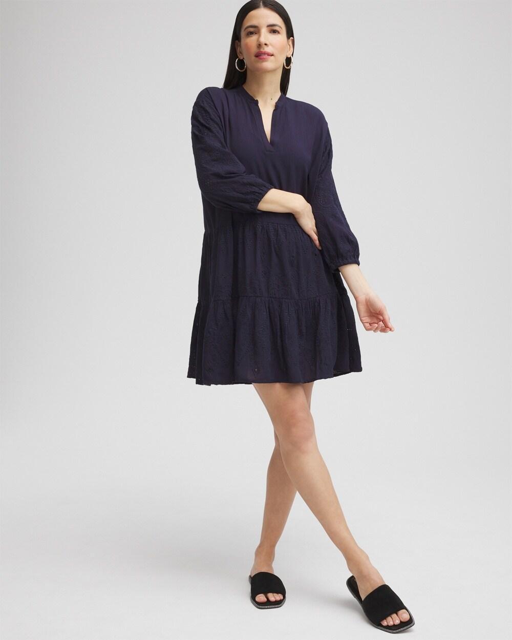 Women's Embroidered Eyelet Coverup Product Image