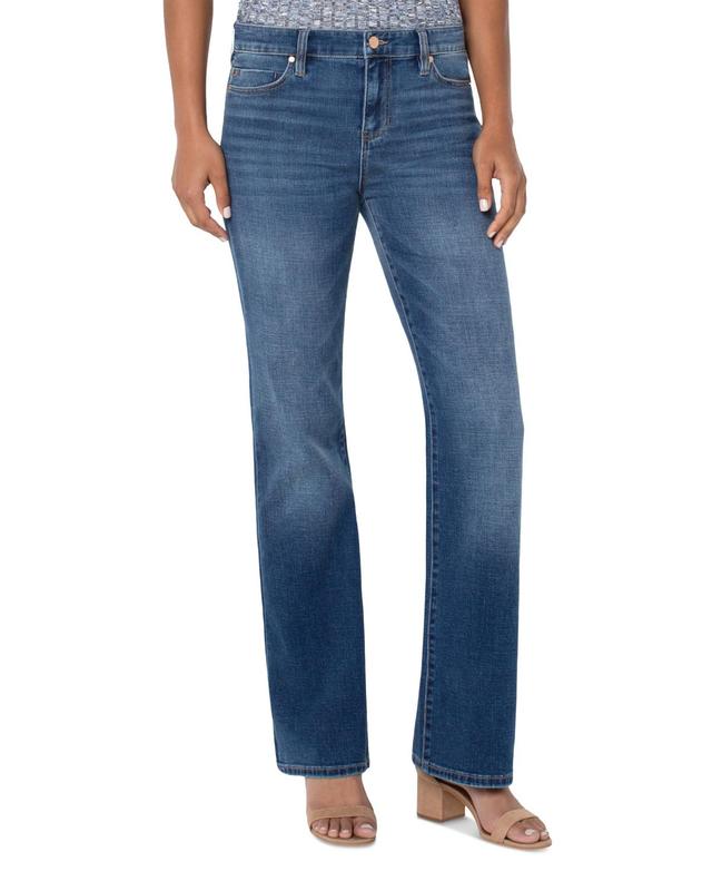 Liverpool Los Angeles Lucy Mid Rise Bootcut Stretch Vintage Denim Jeans Product Image