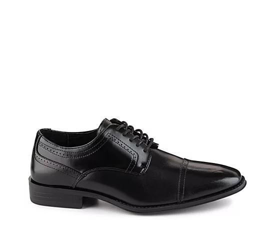 Stacy Adams Waltham Mens Leather Dress Shoes Black Product Image