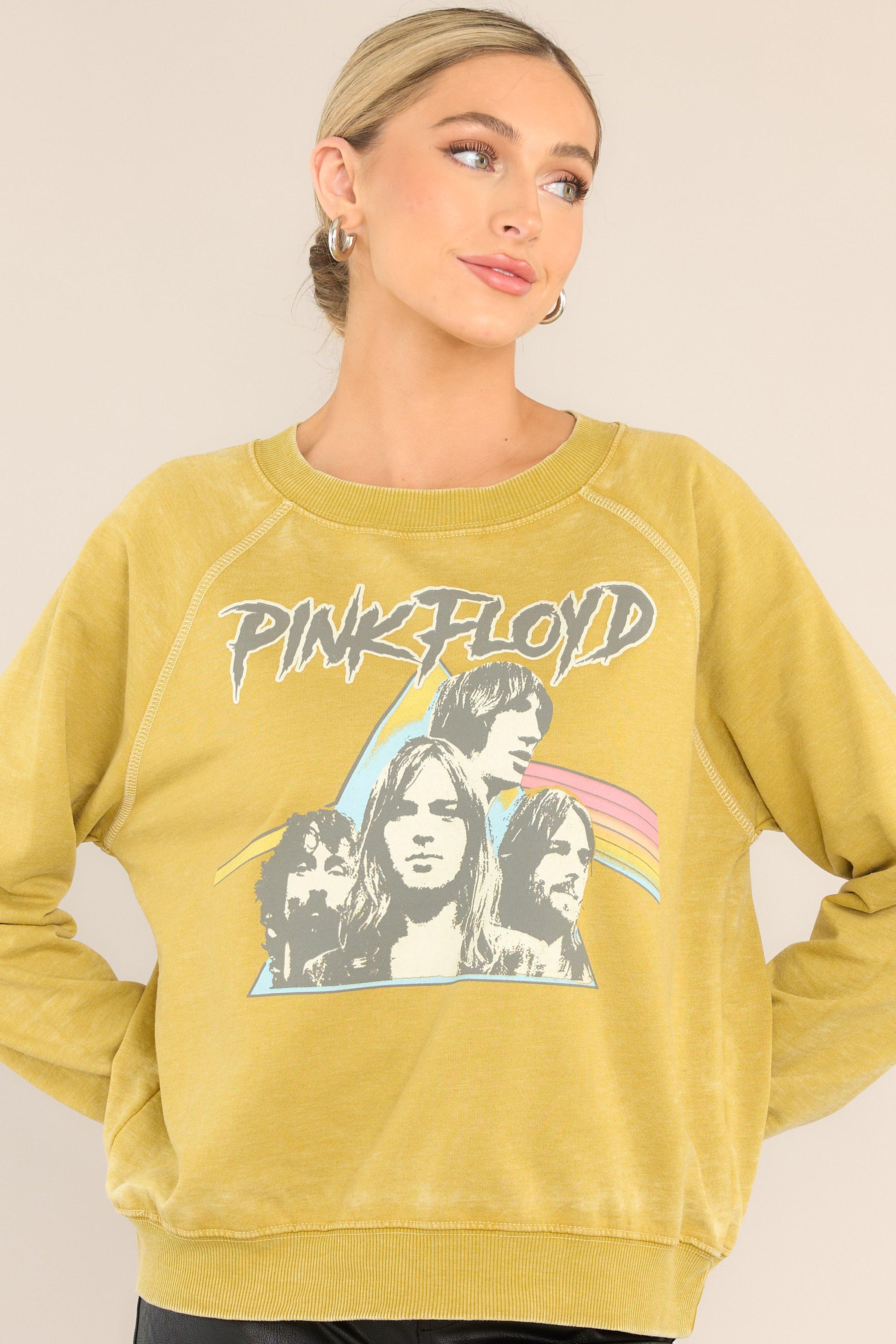 Recycled Karma Pink Floyd Album Sweatshirt Yellow Product Image