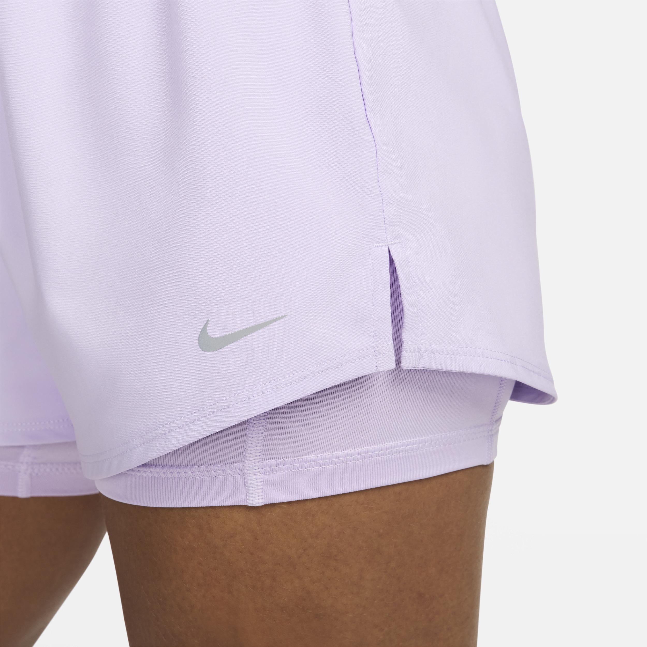 Nike Women's One Dri-FIT High-Waisted 3" 2-in-1 Shorts Product Image