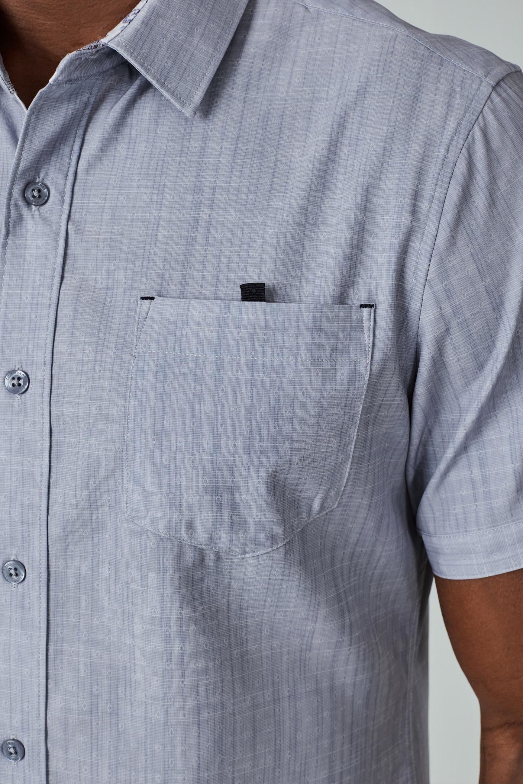 Vista Short Sleeve Shirt - Light Grey Product Image