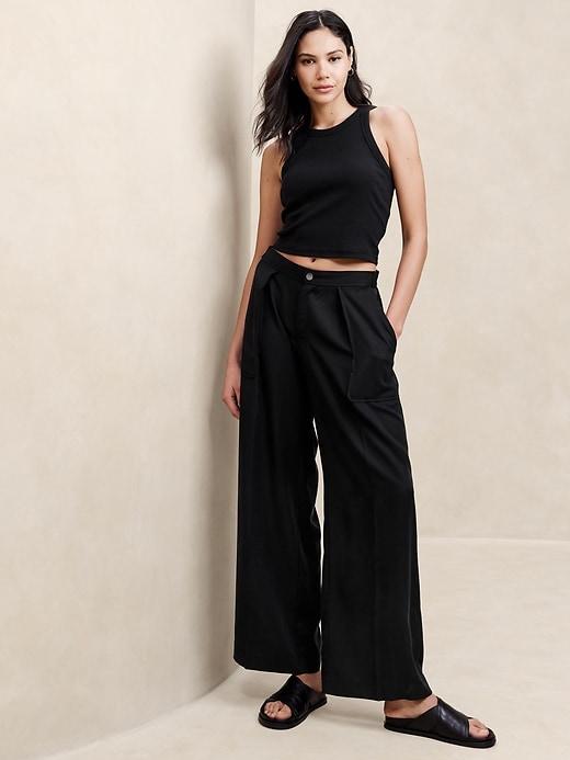 TENCEL&#153; Wide-Leg Pant Product Image