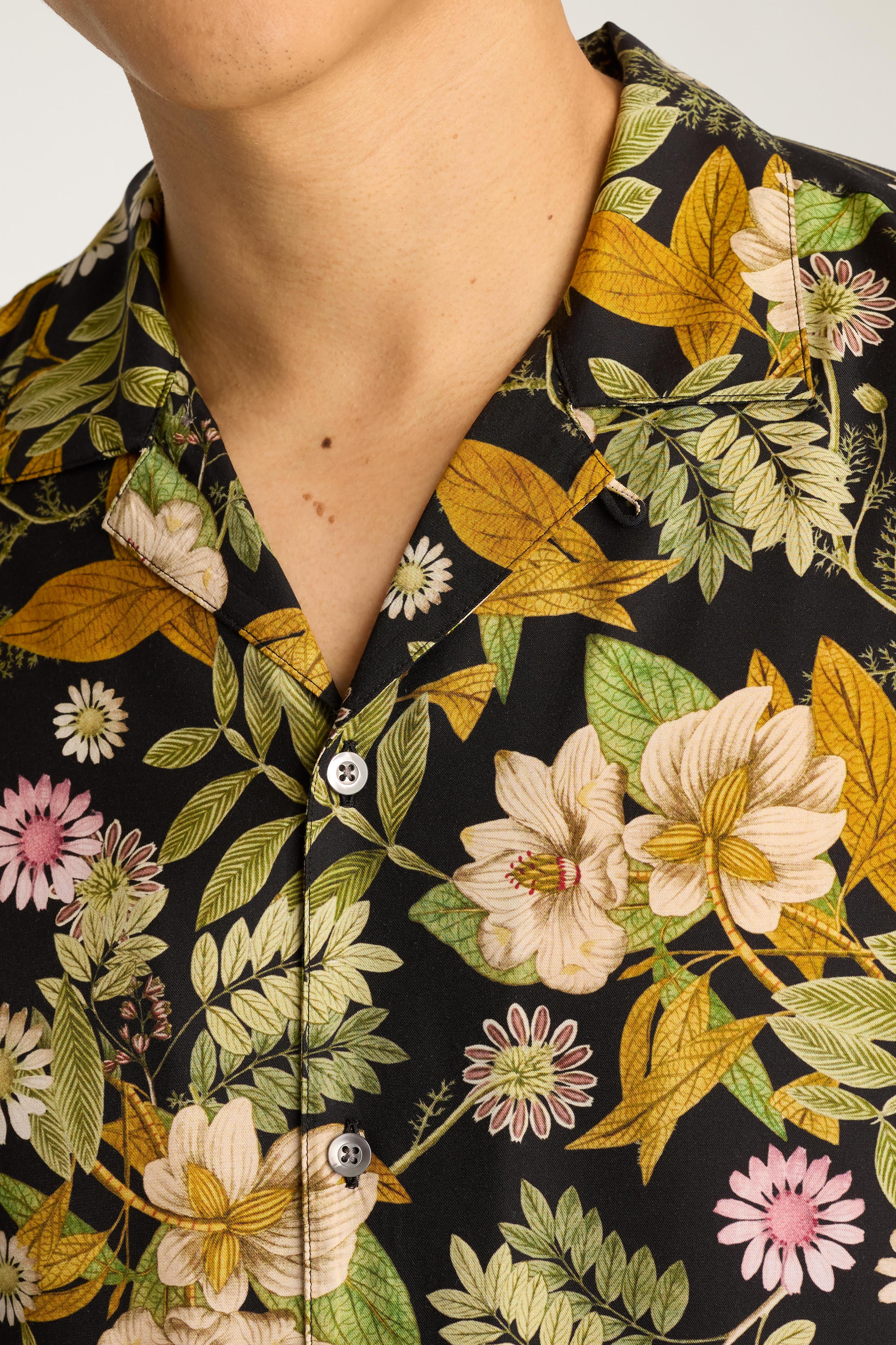 Riviera Silk Blend Cabana Shirt Product Image