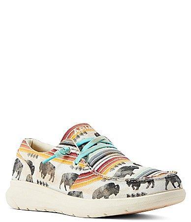 Ariat Womens Hilo Buffalo Print Fabric Slip Product Image