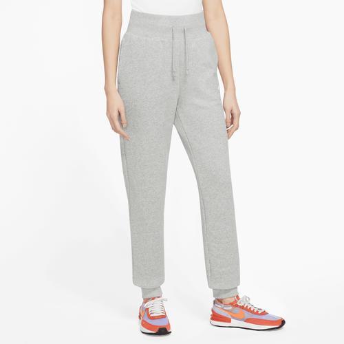 Nike Womens Nike NSW Style Fleece High Rise Pants STD - Womens Gray product image