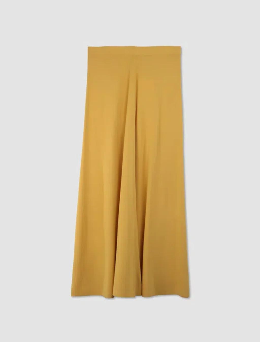 Fluid Jersey Skirt In Cornsilk Product Image