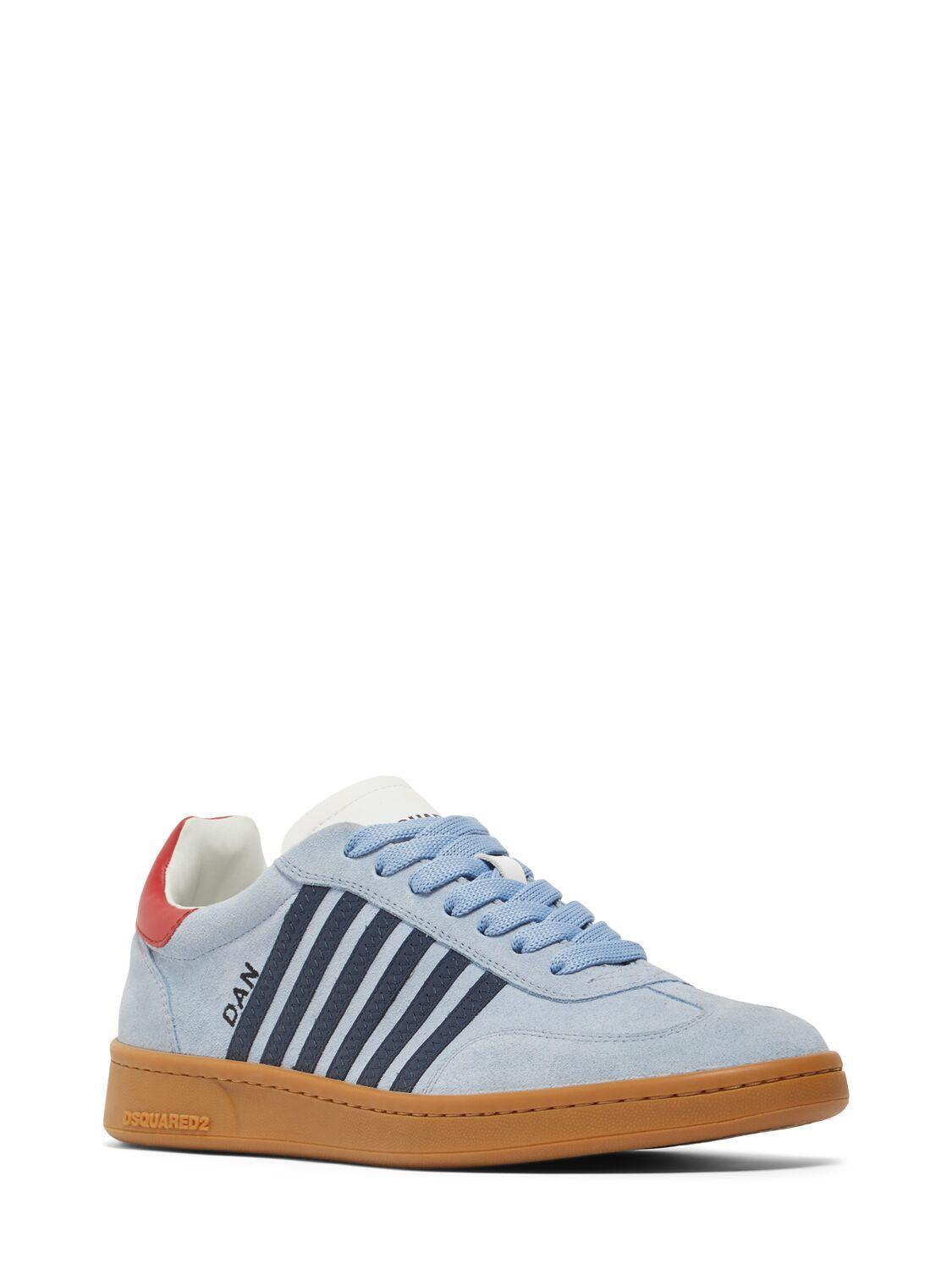 DSQUARED2 Boxer Low-top Sneakers In Blue Product Image