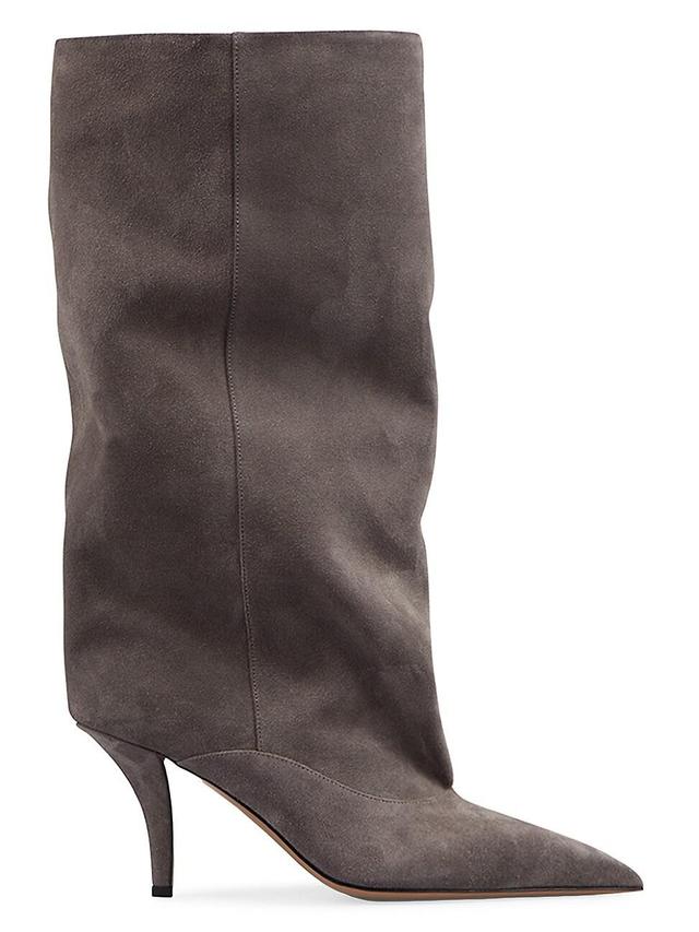 Womens Ines 75MM Suede Mid-Calf Boots Product Image