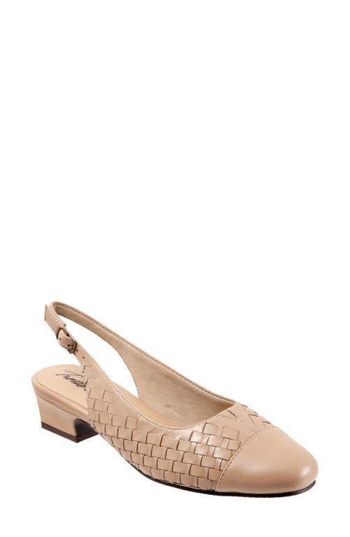 Trotters Dea Woven Slingback Pump Product Image