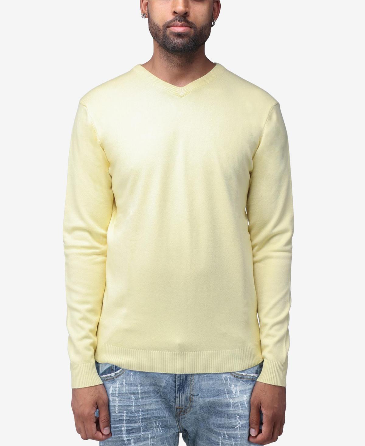 Mens Xray Fitted V-Neck Sweater Product Image