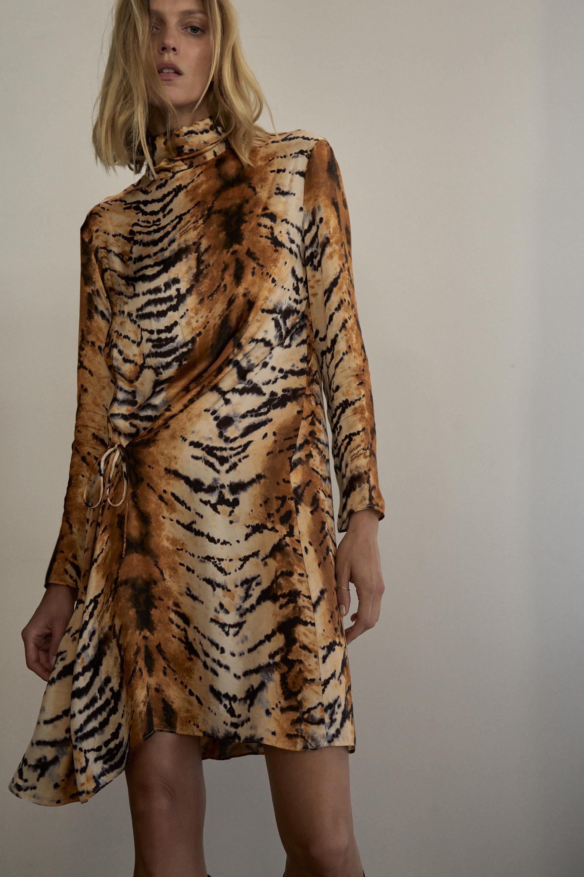 ANIMAL PRINT DRESS ZW COLLECTION Product Image