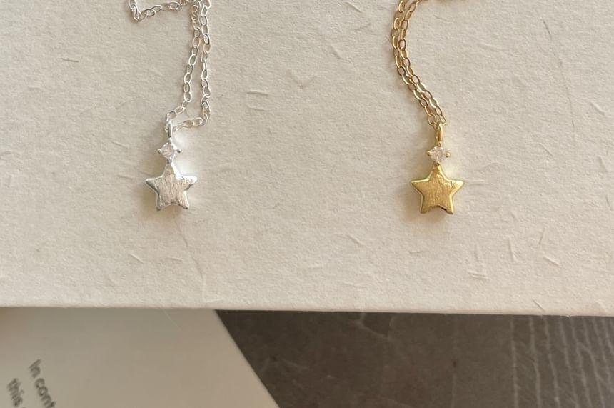 Star Rhinestone Necklace Product Image