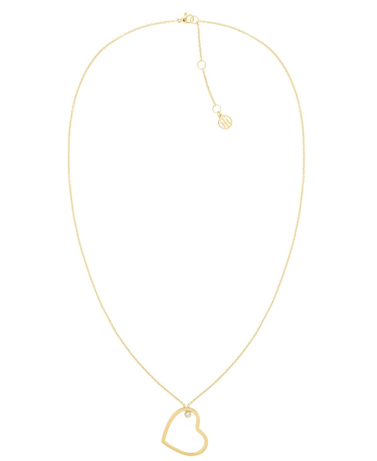 Tommy Hilfiger Open Heart Crystal Necklace Product Image