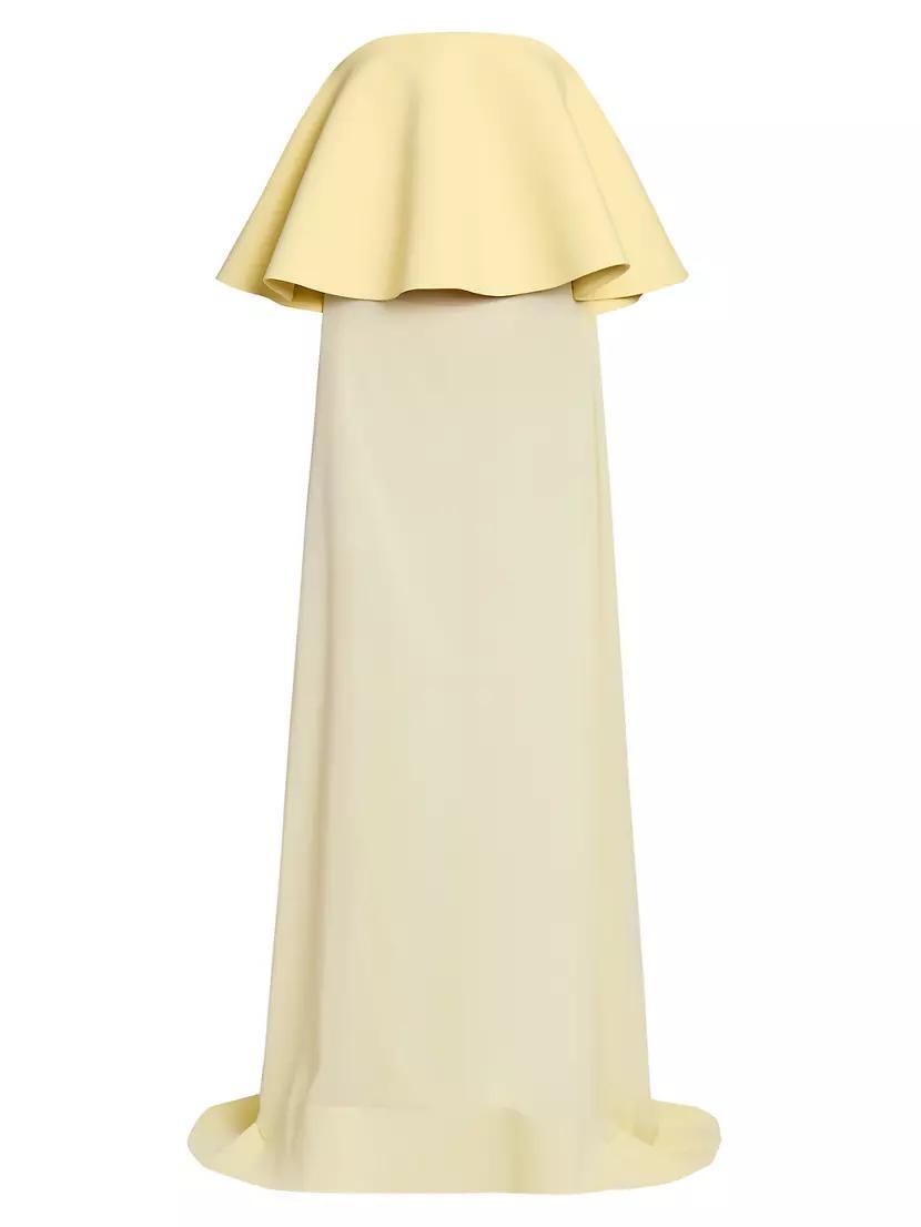 Womens Vela Peplum Column Gown Product Image