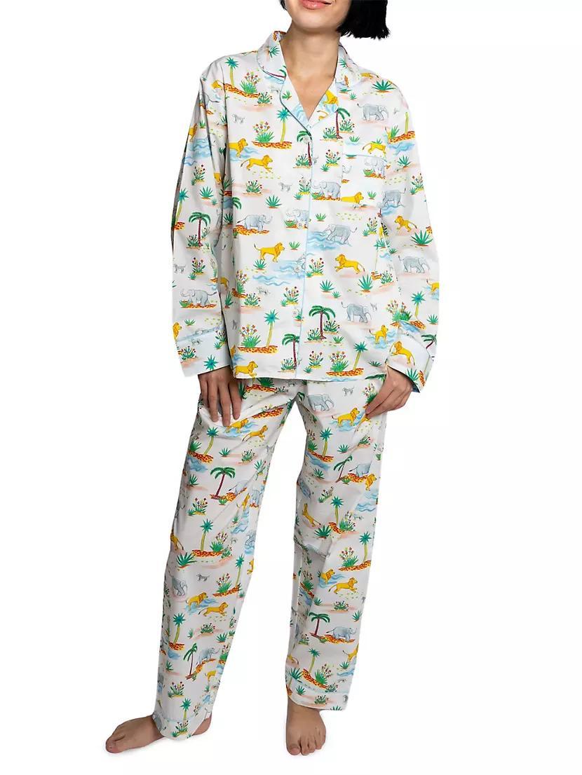 Women's Trunks Up Long Pajama Set Product Image