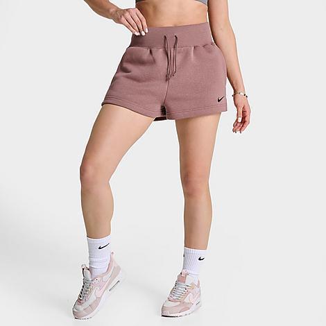 Nike Womens Sportswear Phoenix Fleece High-Rise Shorts Product Image