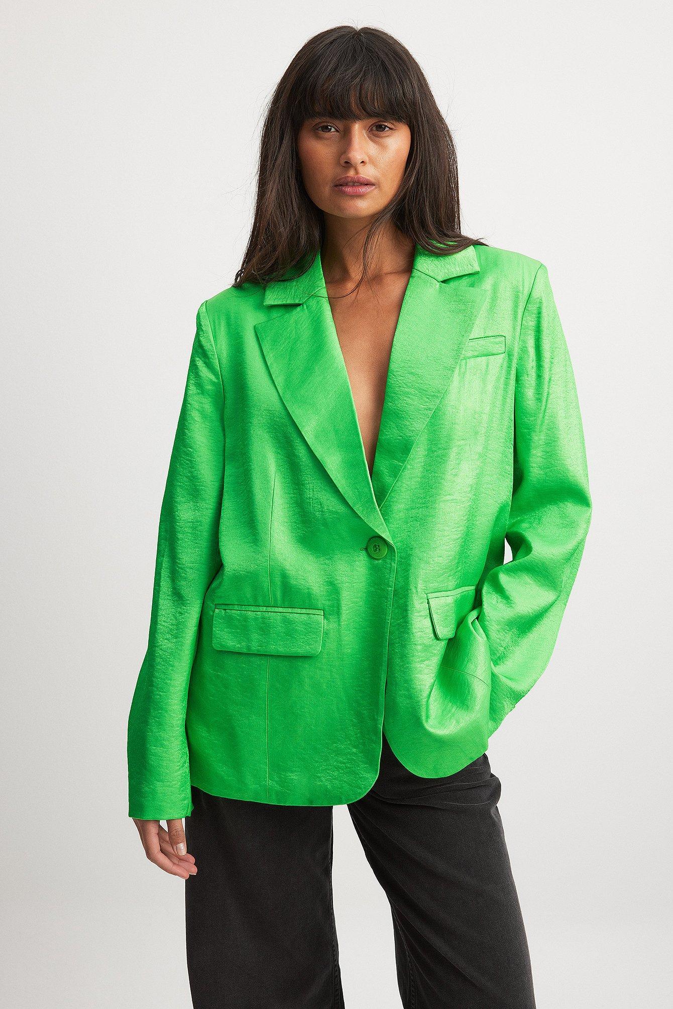 Front Pocket Oversized Blazer Product Image