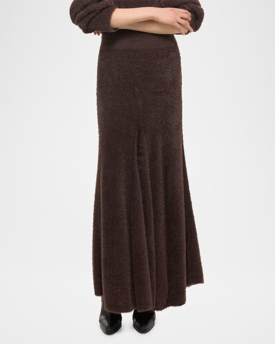 Fuzzy Eyelash Maxi Skirt product image