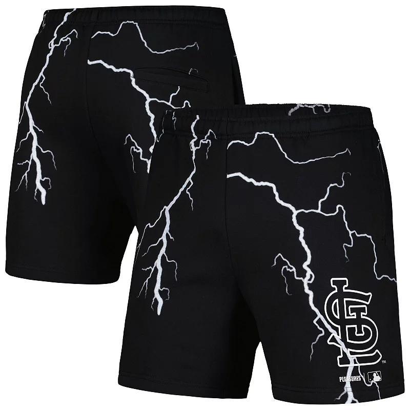 Mens PLEASURES St. Louis Cardinals Lightning Shorts Product Image