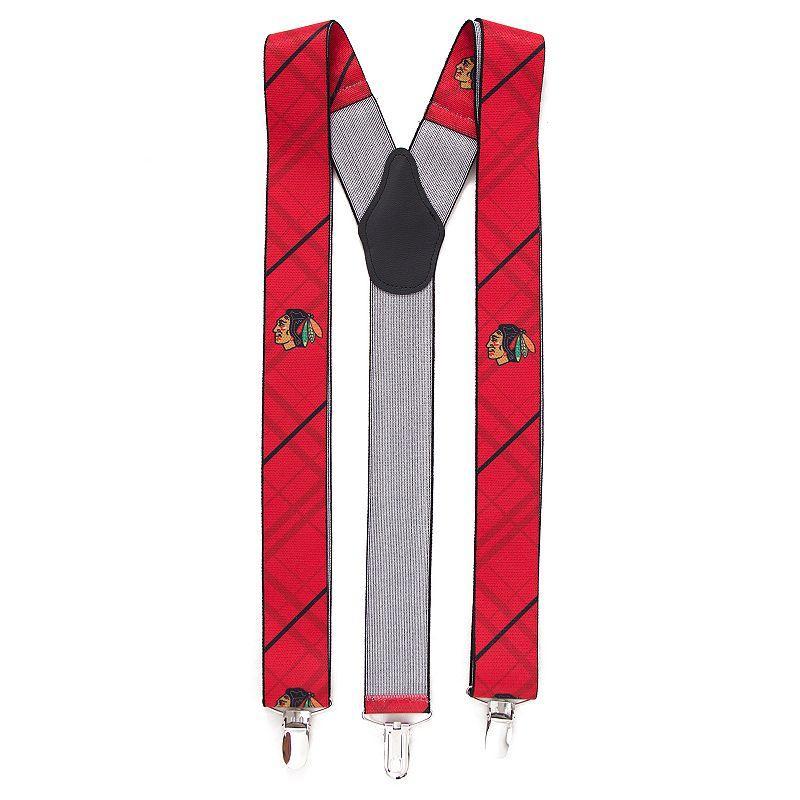 Mens Red Chicago Blackhawks Suspenders Product Image