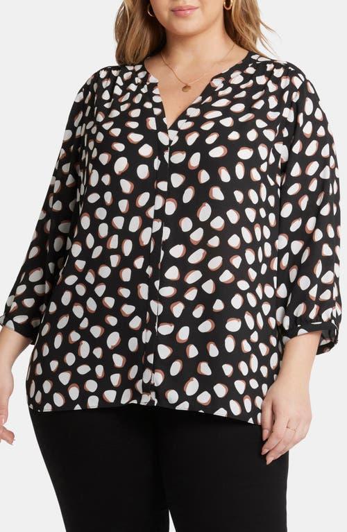 NYDJ Semisheer Pintuck Blouse Product Image