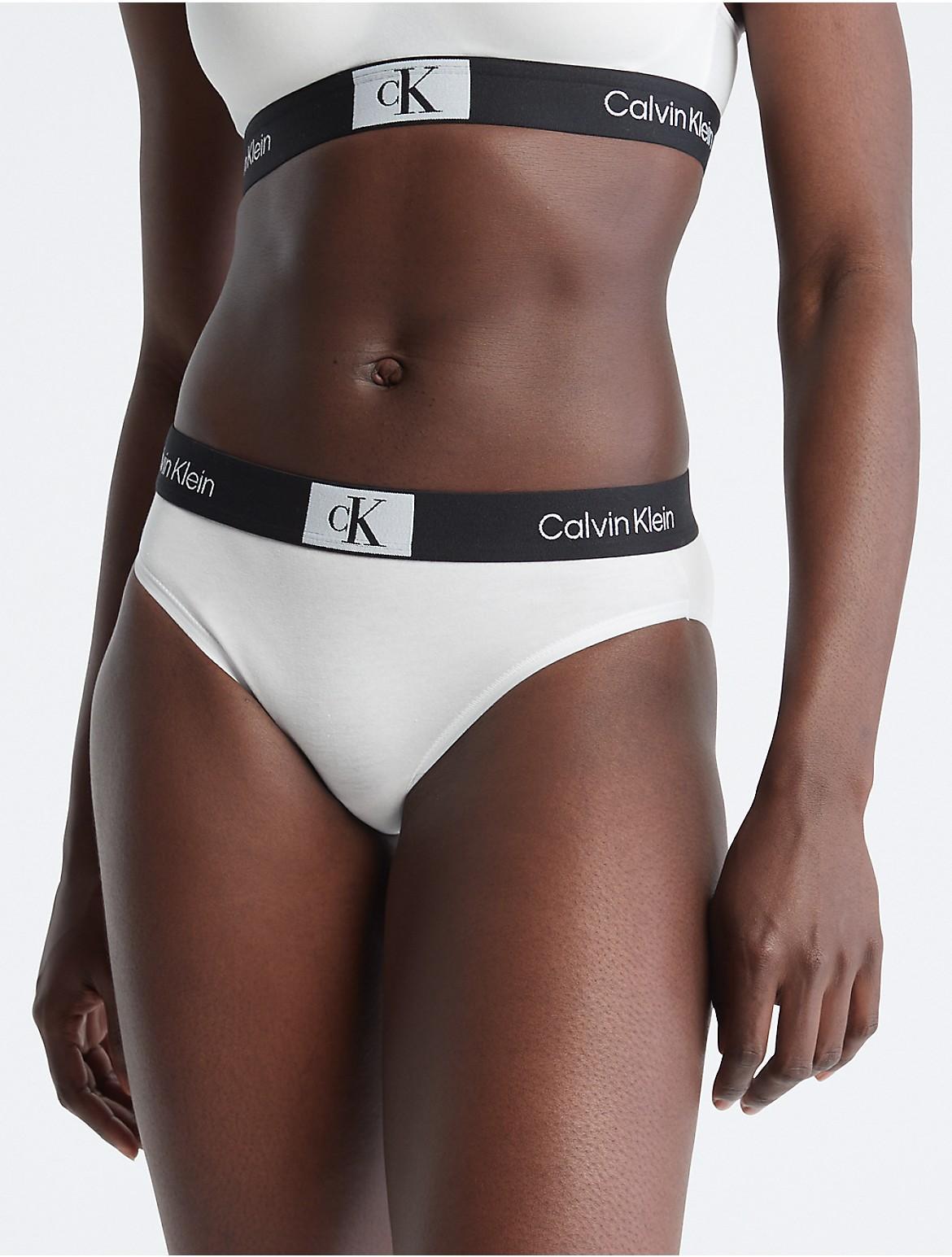 Calvin Klein Womens Calvin Klein 1996 Cotton Stretch Modern Bikini - Black - XS Product Image