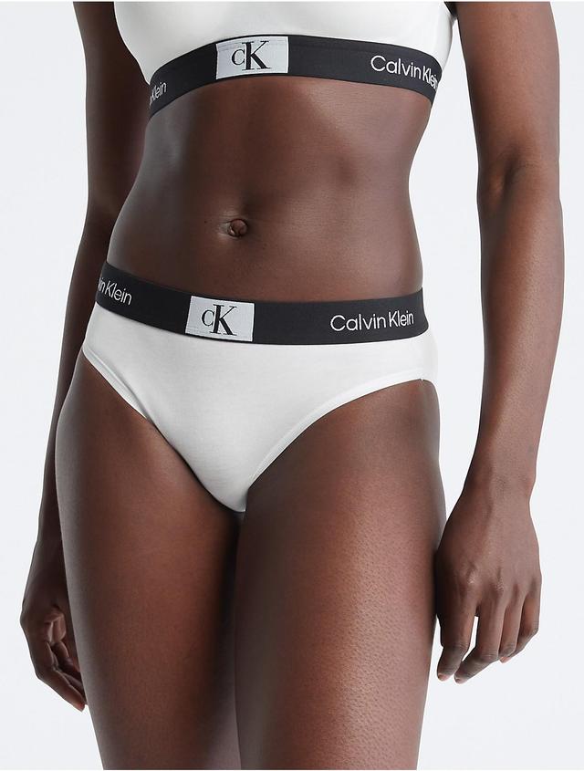 Calvin Klein Women's Calvin Klein 1996 Modern Bikini - Blue - L Product Image