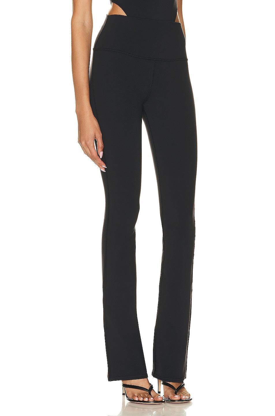 alo Airbrush High Waisted Bootcut Legging Black. (also in L). Product Image