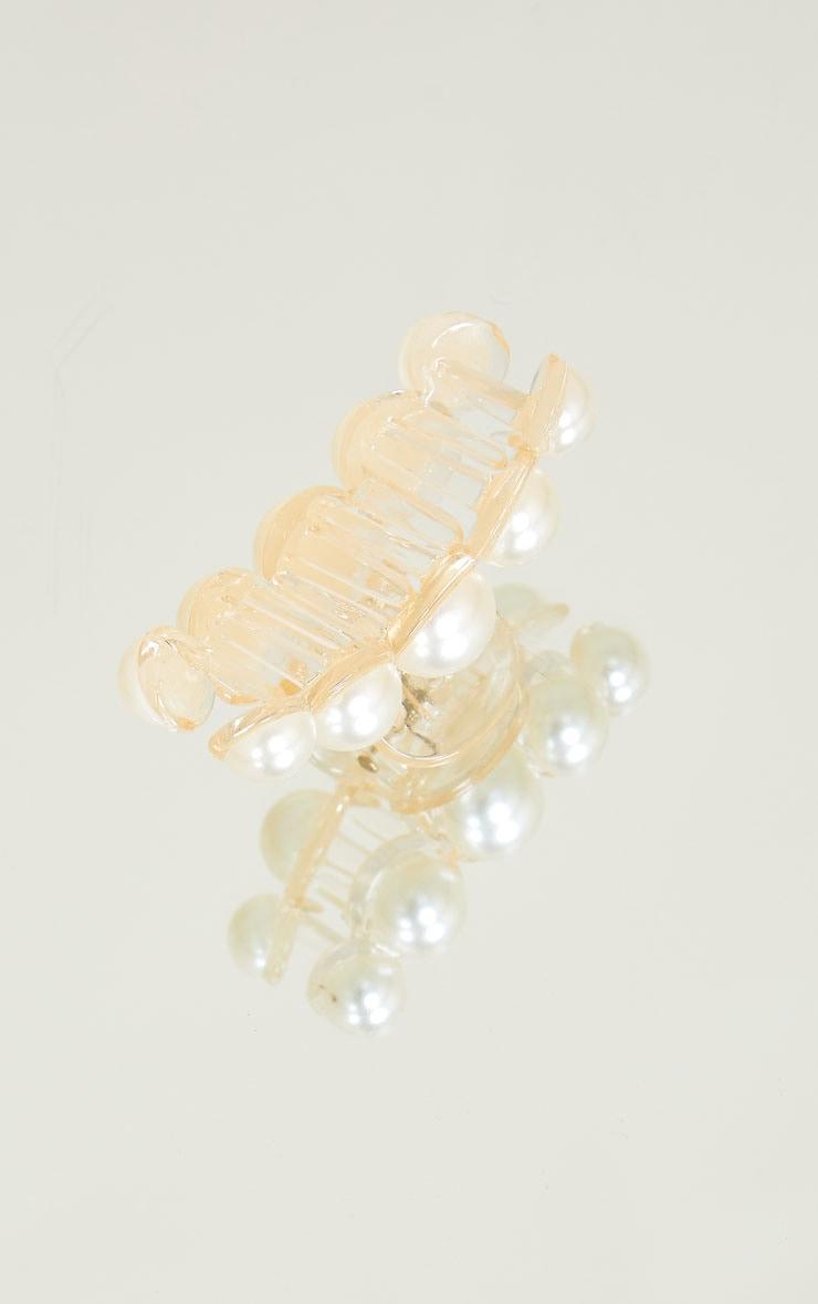 Clear Pearl Hair Claw Product Image