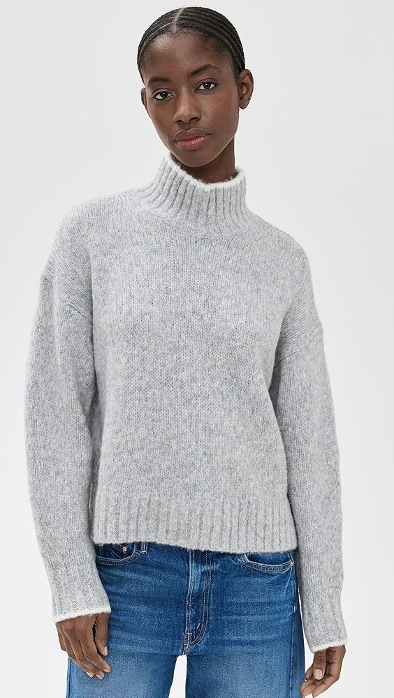 Madewell Fluffy Wool Balham Hi Low Turtle | Shopbop Product Image