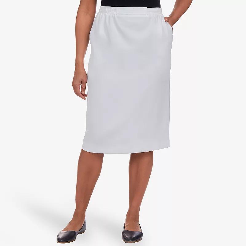 Womens Alfred Dunner Pull-On Pencil Skirt Product Image