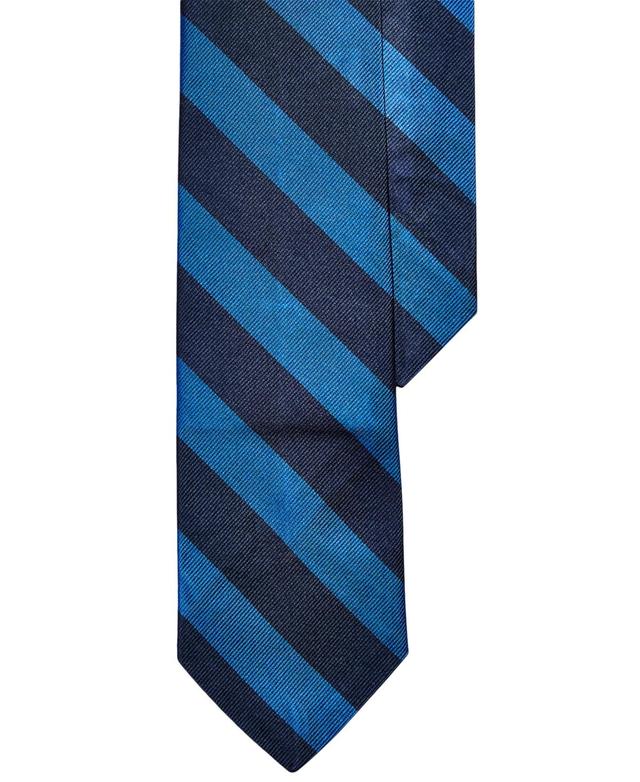 Mens Striped Silk Tie Product Image