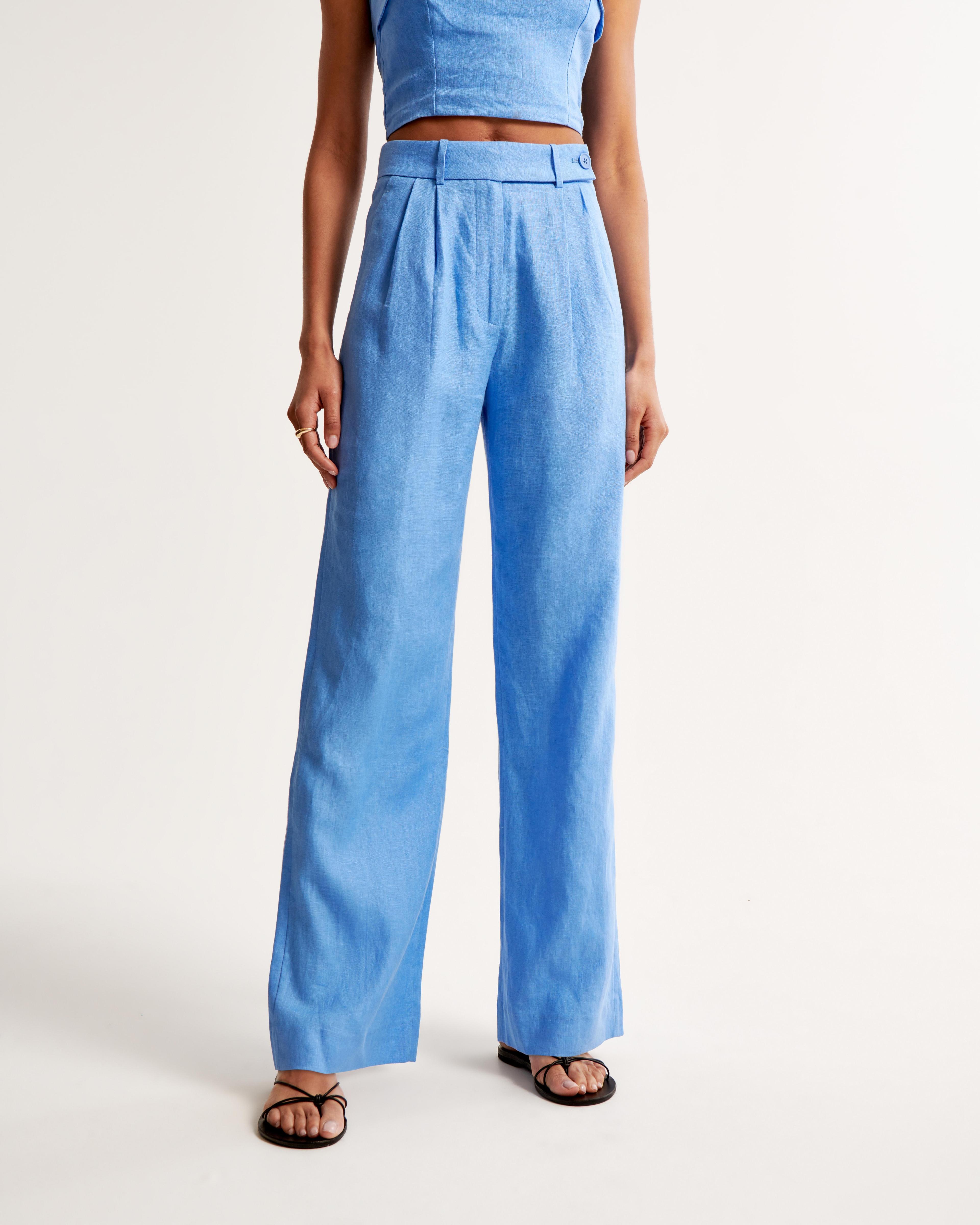 A&F Sloane Tailored Premium Linen Pant Product Image