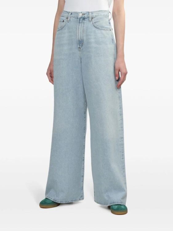 AGOLDE Blue Dame High Rise Wide Leg Jeans Product Image